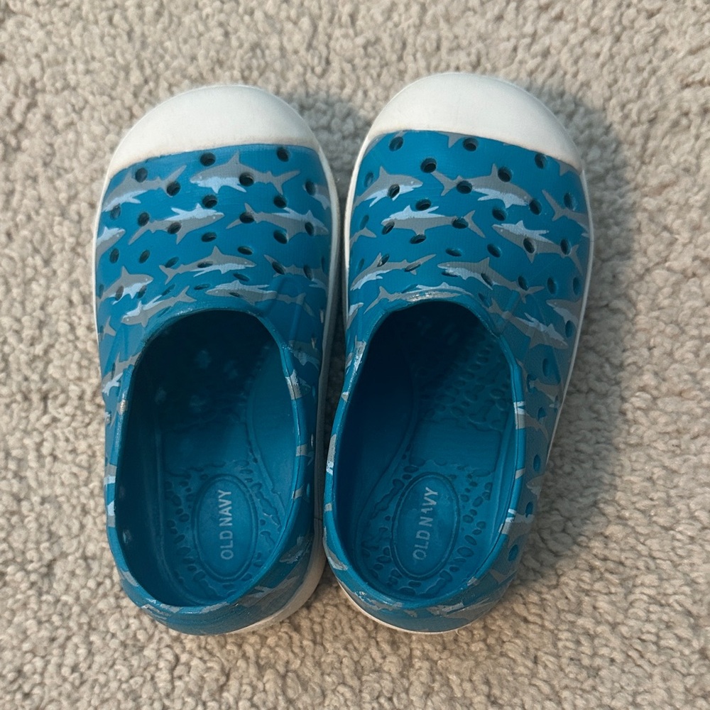 Old Navy Kids Blue Shark Water Shoes
